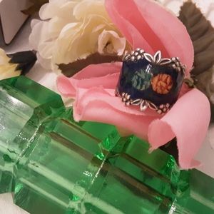 VINTAGE JOSEPH ESPOSITO 925 SOLID STERLING CIGAR BAND RING, SIZE 6